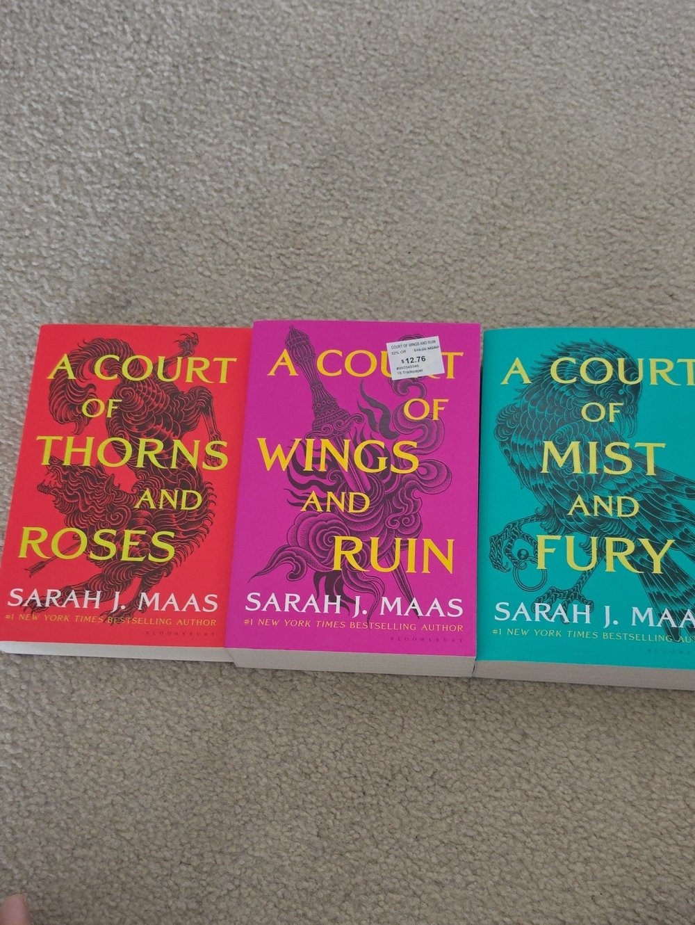 A Court of Wings and Ruin, A Court of thorns and roses, A Court If Mist And Fury